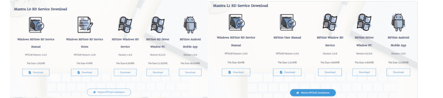 Download MANTRA RD Service