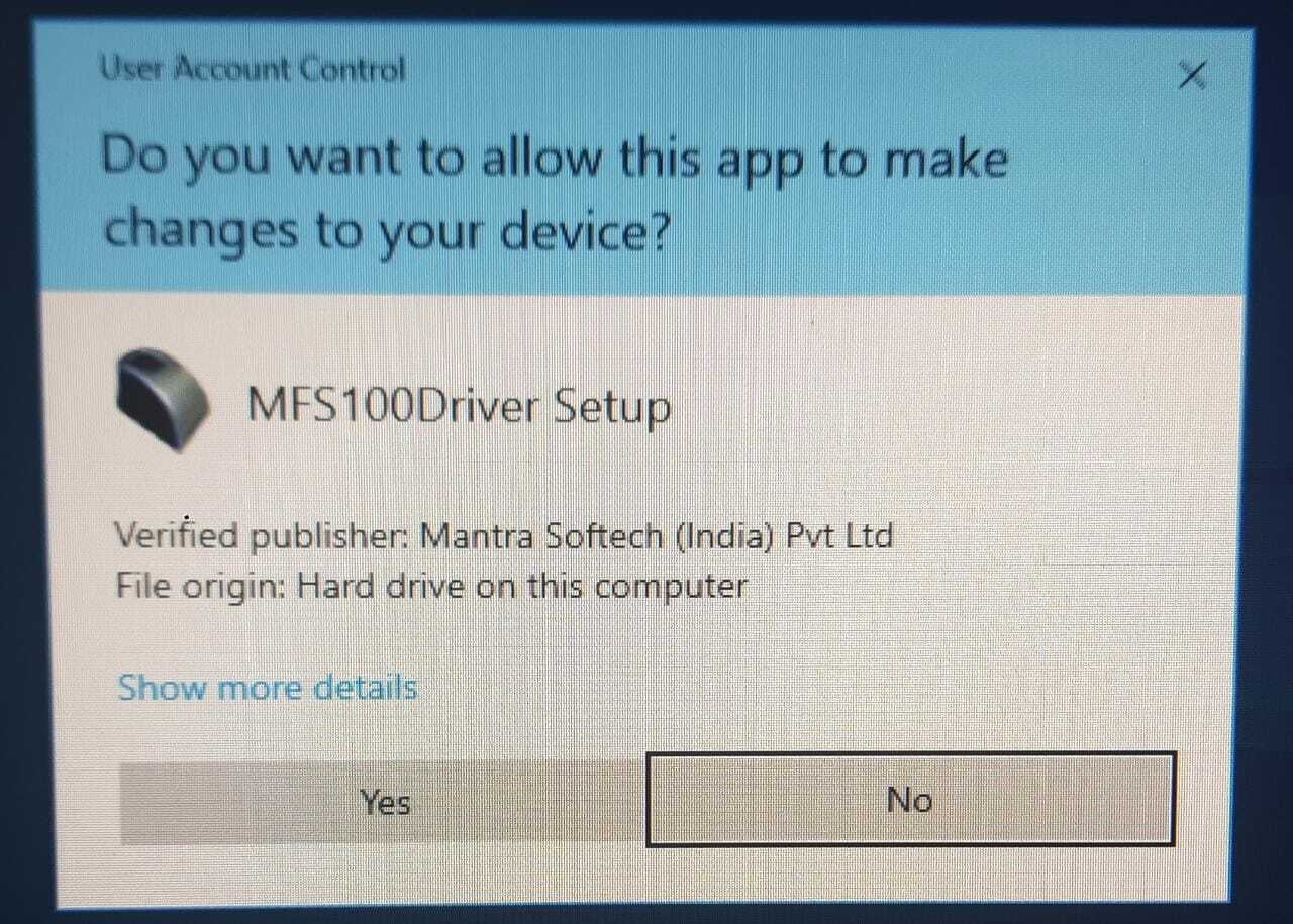 MFS100 Driver