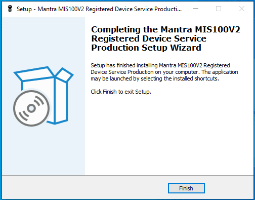 Register IRIS Scanner RD Service