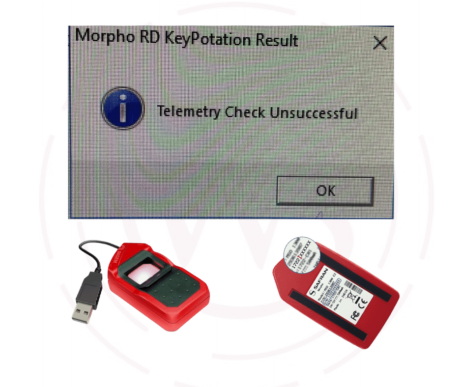 Morpho Telemetry unsuccessful