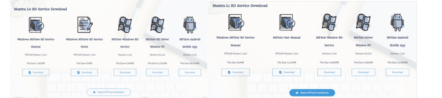 Download MANTRA RD Service Download MANTRA RD Service