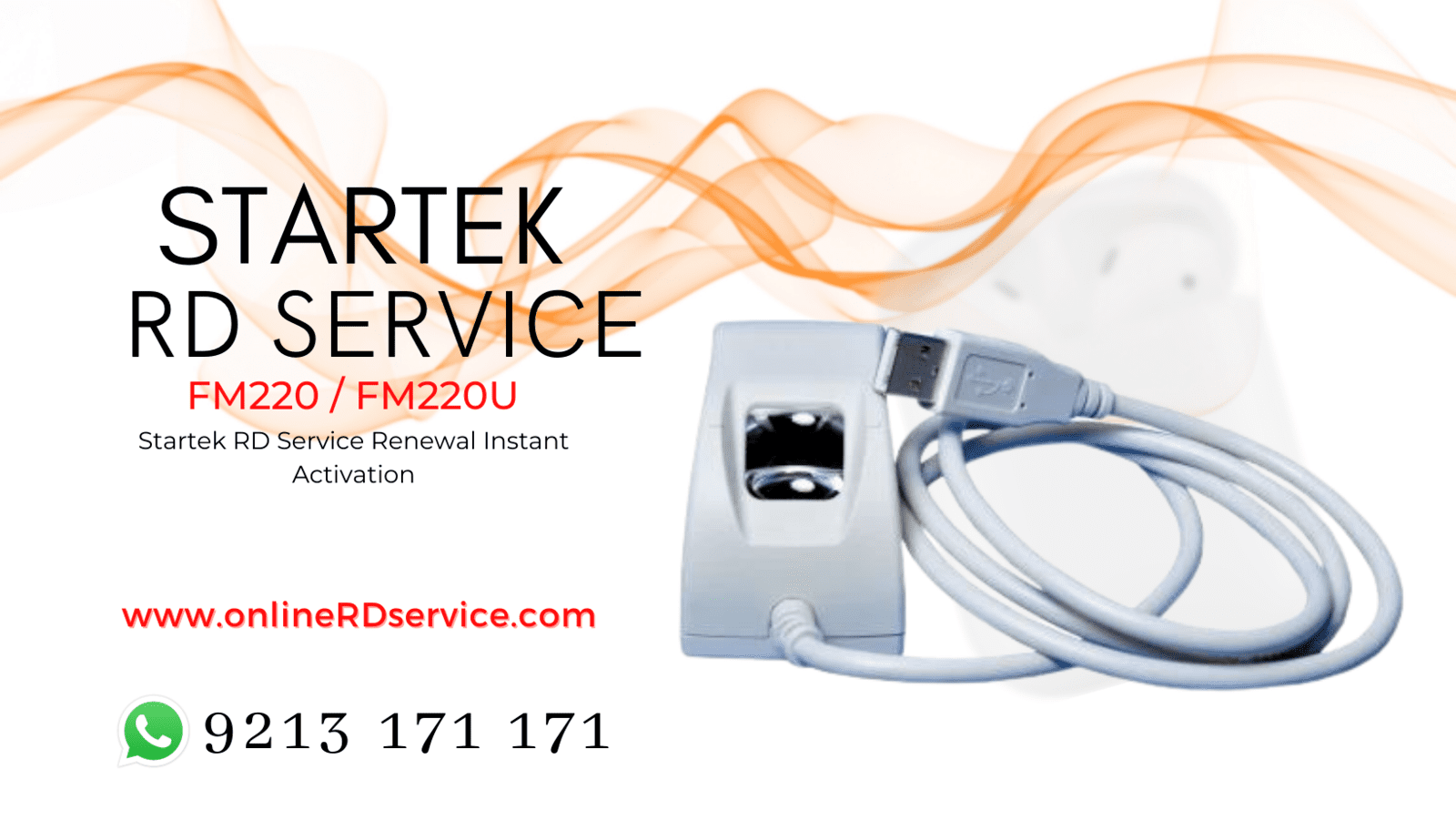 Startek FM220 Rd Service