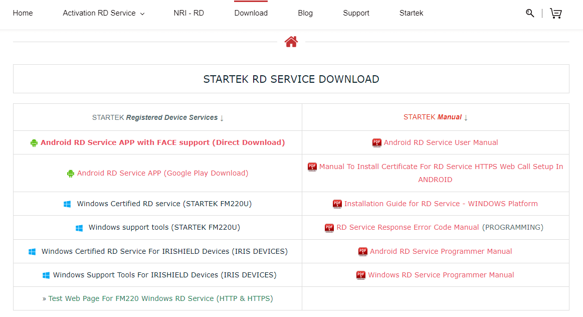 Startek Driver Download